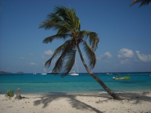 Beach on Tobago Cays