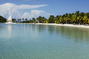 Saltwhistle Bay Resort beach, Mayreau, the Grenadines
