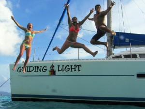 Captain only yachts for charter virgin islands catamaran Guiding Light