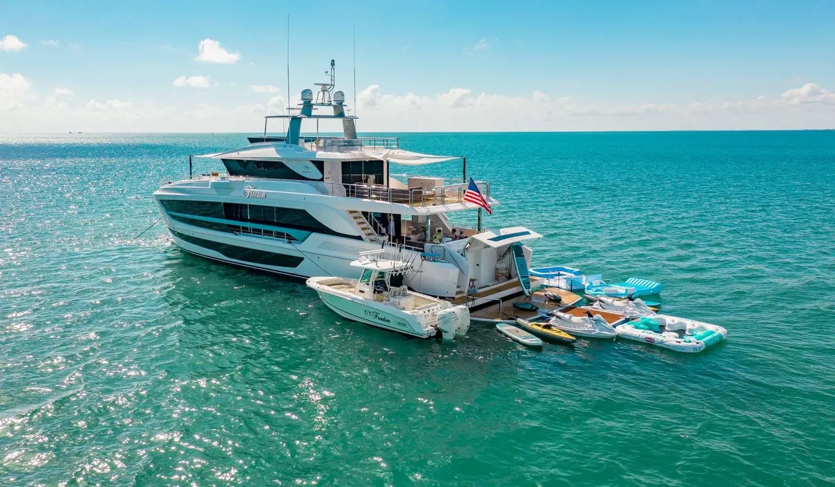 Full view of Motor yacht charter special FREEDOM