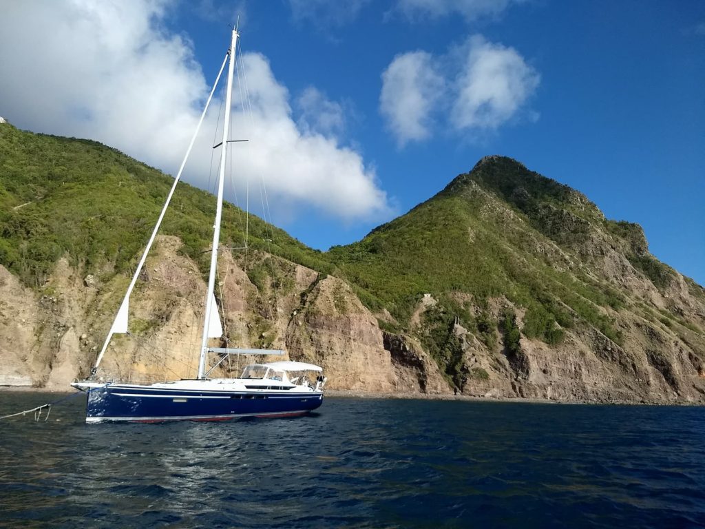 elegant, modern sailing yacht charter Dauntless