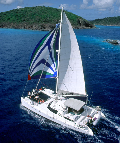 catamaran charter reviews, Quest