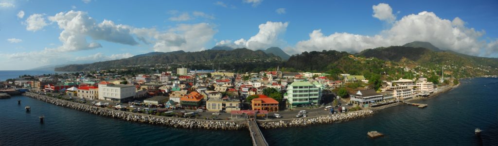 City of Roseau on Dominica - Visit Roseau on your Dominica Boat Charter