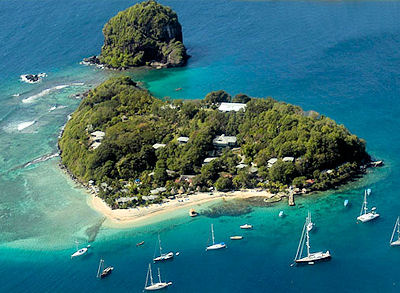 Young Island, in St. Vincent and The Grenadines