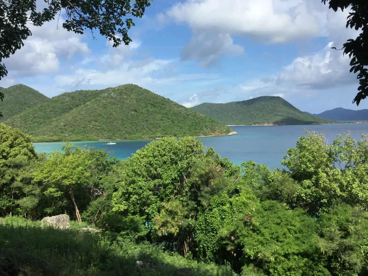 St. John hillside view, US Virgin Islands