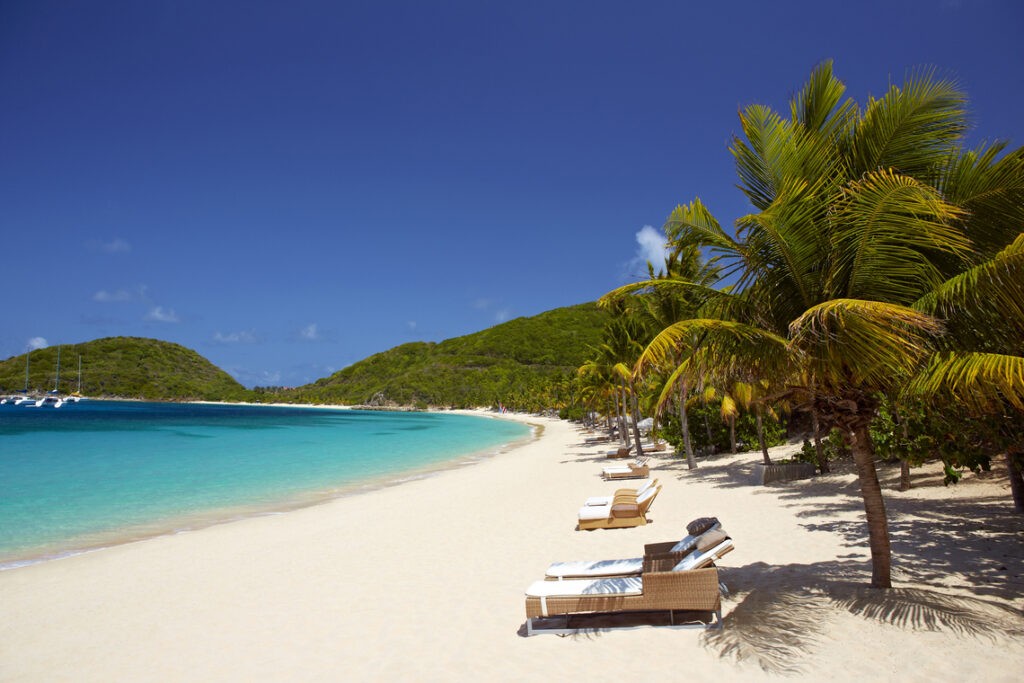 Deadman's Beach on PETER ISLAND included in BVI Sailing Itinerary 10-Nights