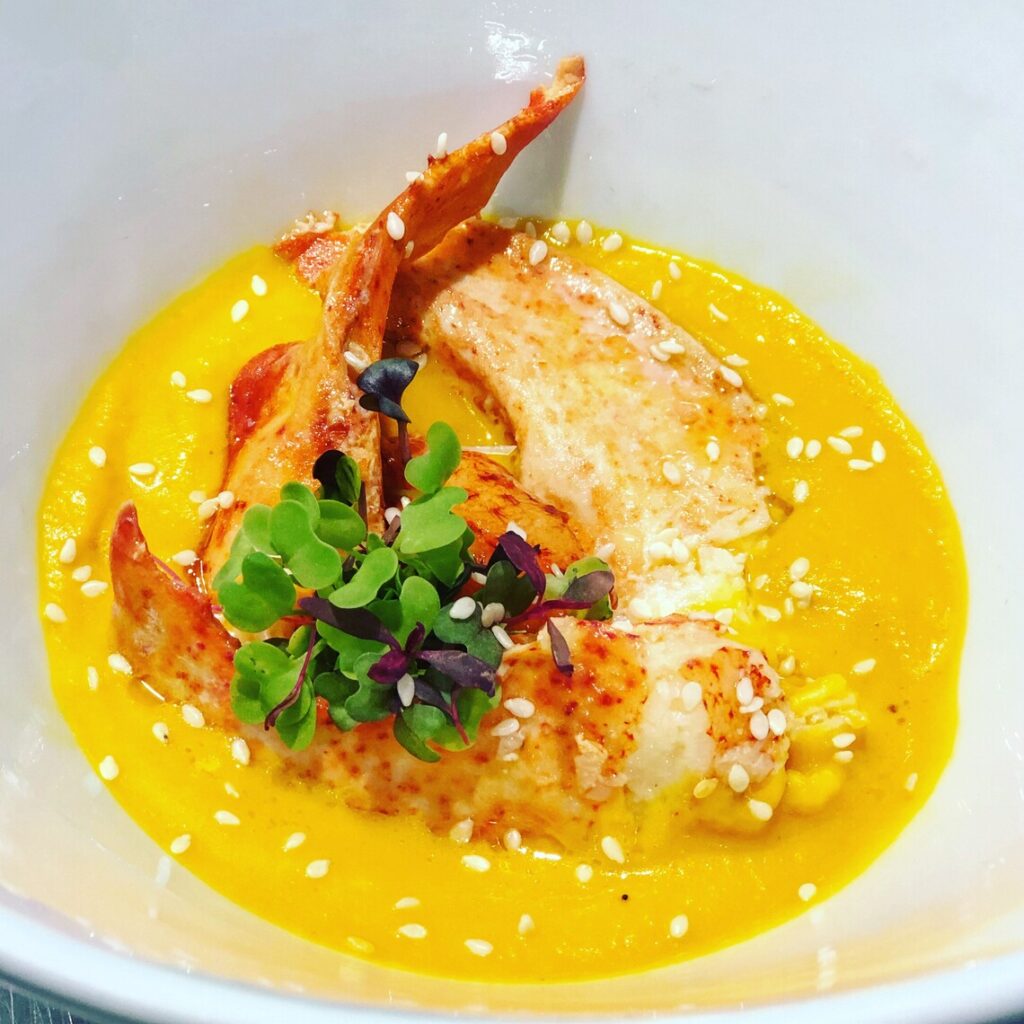 Chef Nia Mora's New England lobster bisque