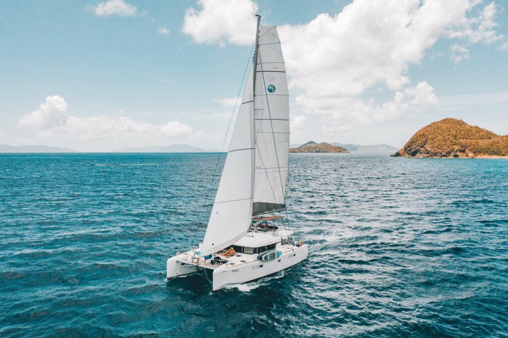 Catamaran Felix for charter in the Virgin Islands.