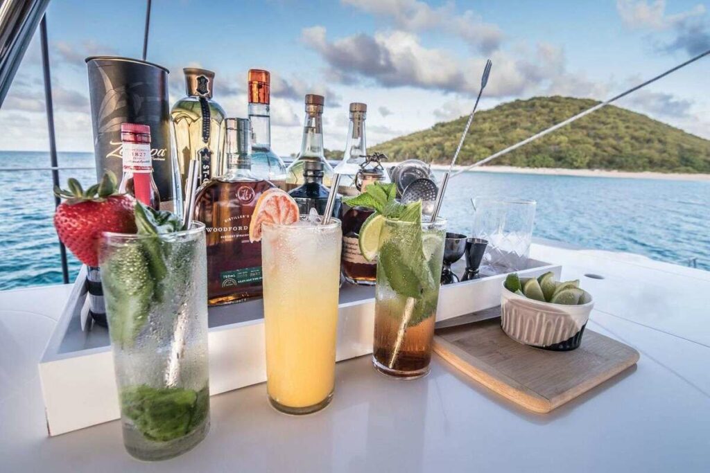 Fantastic cocktails aboard RELENTLESS 60 