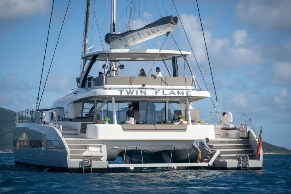 Twin Flame 77 aft view