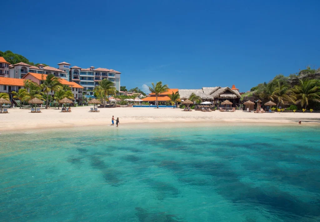 Sandals Resort has one of the best beaches and bays in Antigua