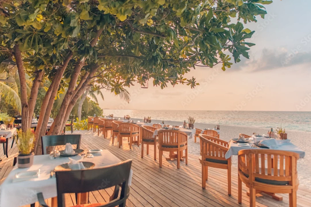 outdoor dining with a view in one of the best St Barts restaurants