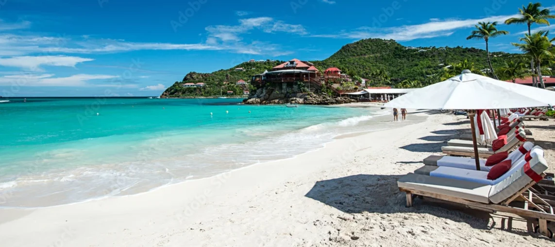 hang out on the beautiful lounge chairs - Things to do in St Barts