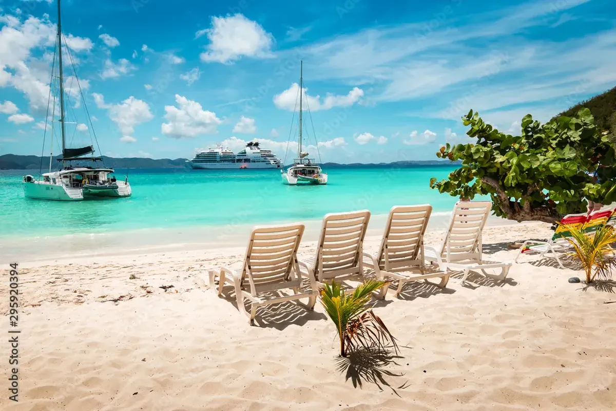 lounge chairs for guests - BVI Sailing Charters
