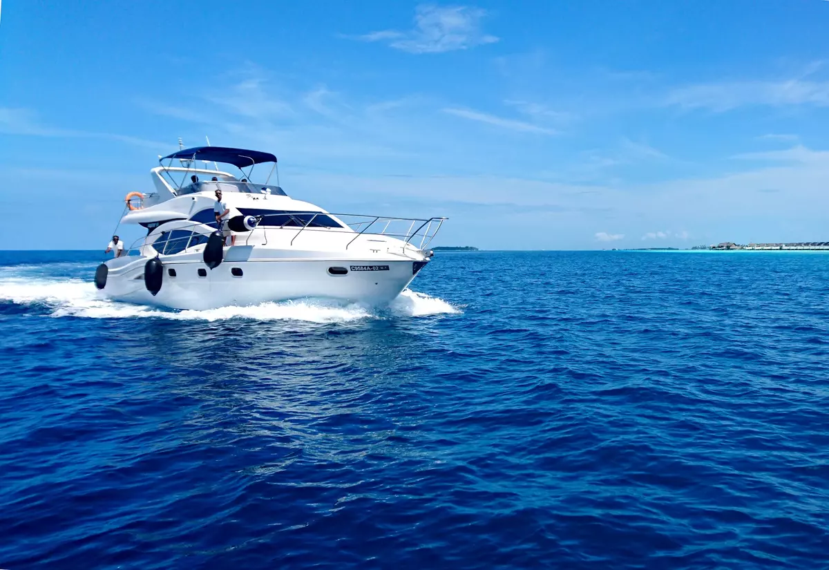 The crew of a private yacht - charter BVI with crew
