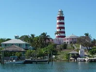Hope Town Lighthouse in Abacos Bahamas