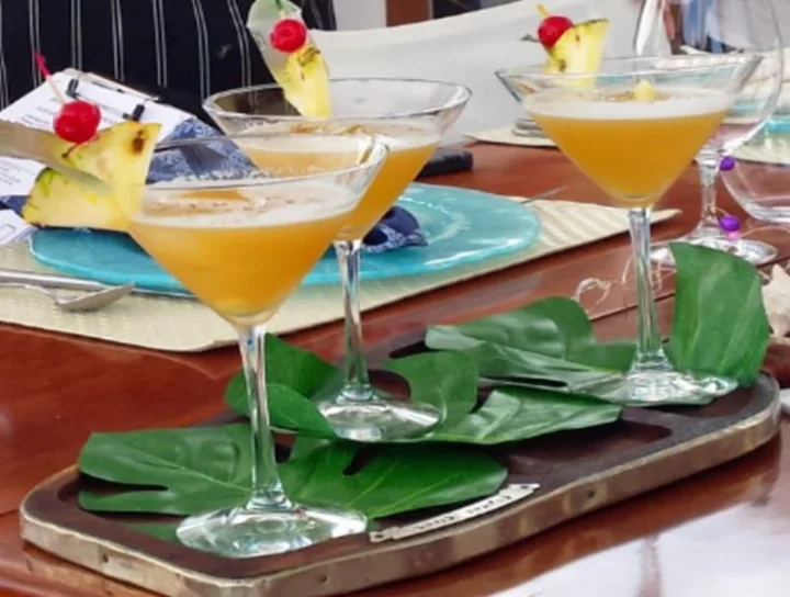 Award winning cocktails on Grenadines Catamaran Charter Special VISION