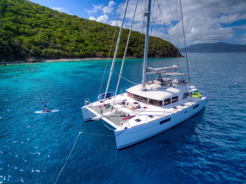 Altesse a private catamaran charter in the Virgin Islands.